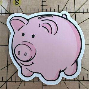 💜13/$13 +Bundle Sticker Sale | Pig Animal Waterproof Sticker